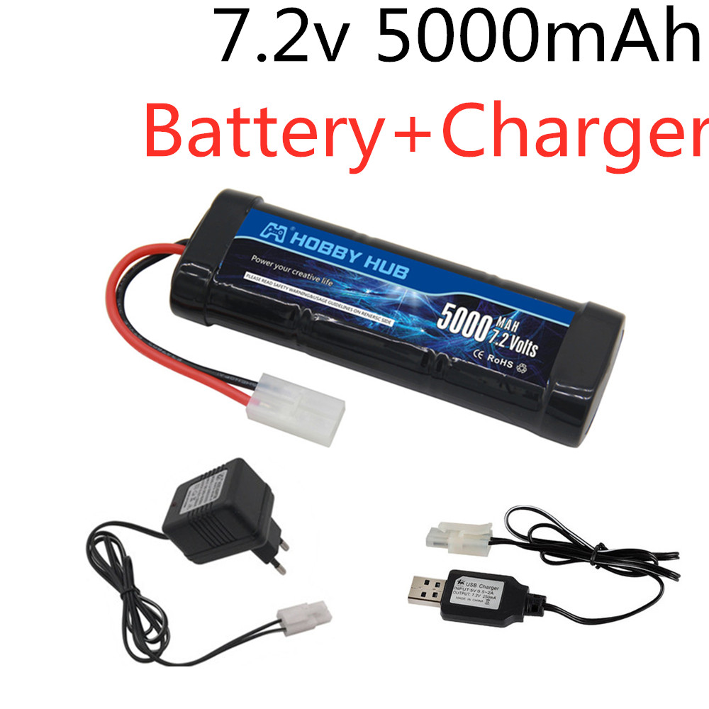 Rc Hobby Charger - Paquete de batería Ni-MH de 7,2
