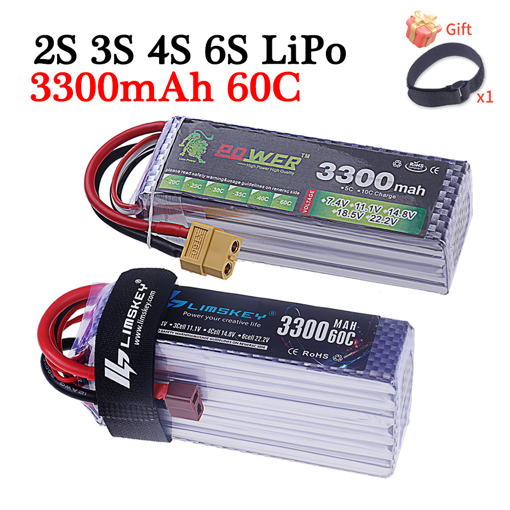 Rc Hobby Trucks - Batería Lipo 60C 3300mAh 7,4 V