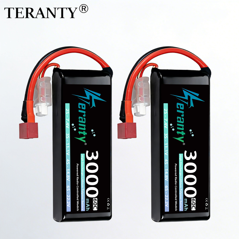 Rc Hobby Trucks - Batería Lipo TERANTY 2S 3000mAh 7.4V