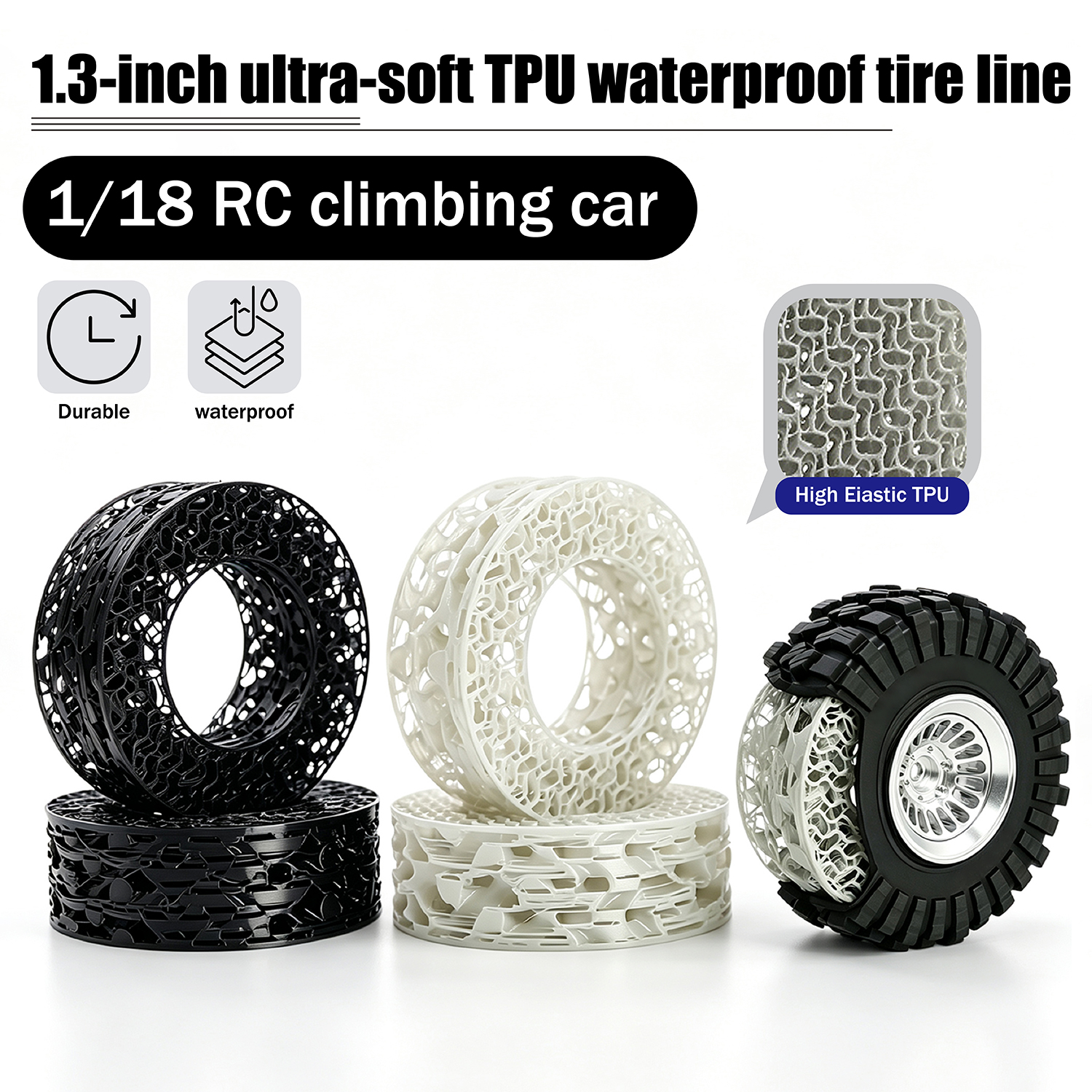 Rc Tire Foam Insert - Insertos de Espuma Supersuave para Neumáticos
