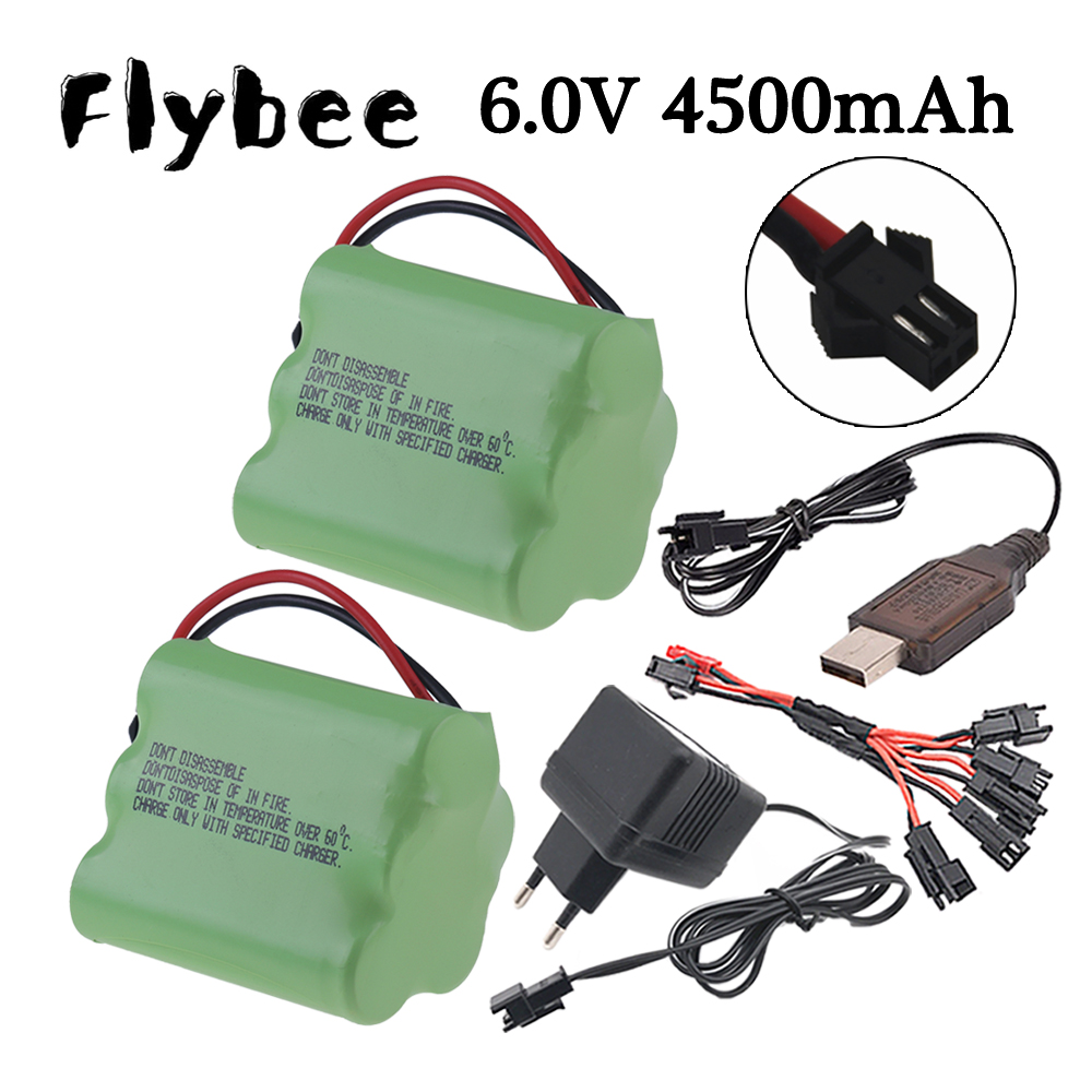 Rc Hobby Charger - Batería Ni-MH de 6v y 4500mAh,