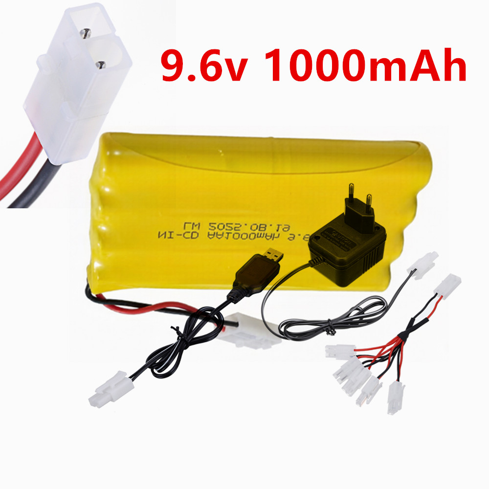 Rc Hobby Charger - Batería recargable Ni-CD AA de 9.6v