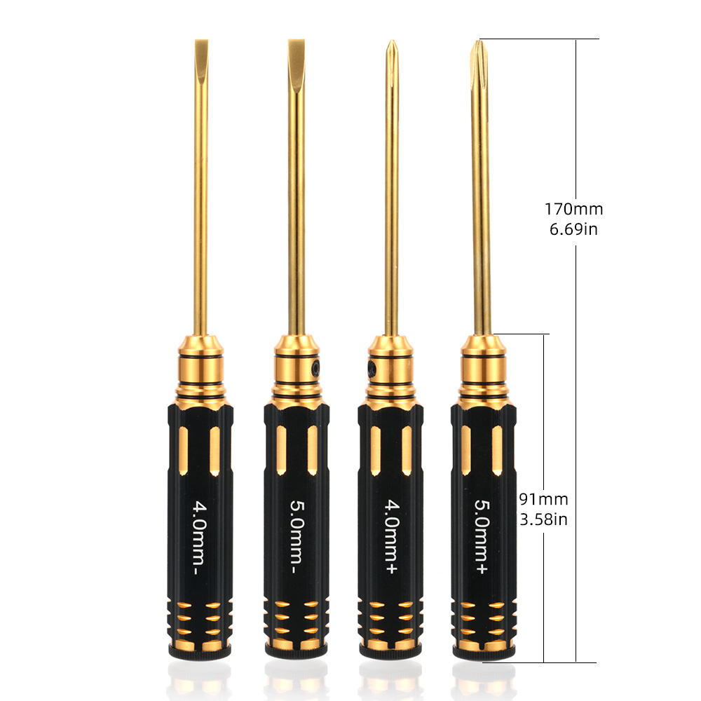 Rc Hobby Electric Screwdriver - Juego de 4 destornilladores hexagonales de