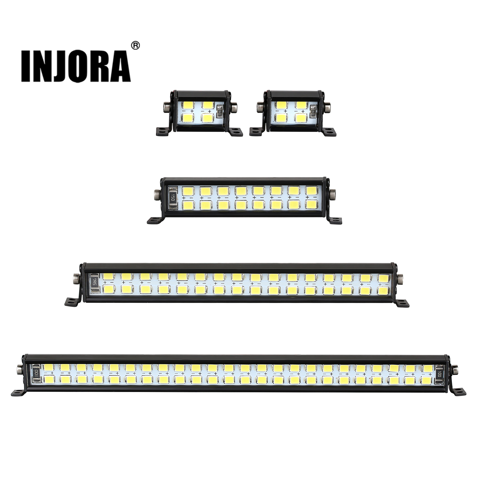 Rc Tire Foam Insert - INJORA barra de luz brillante 17/52/102/147mm