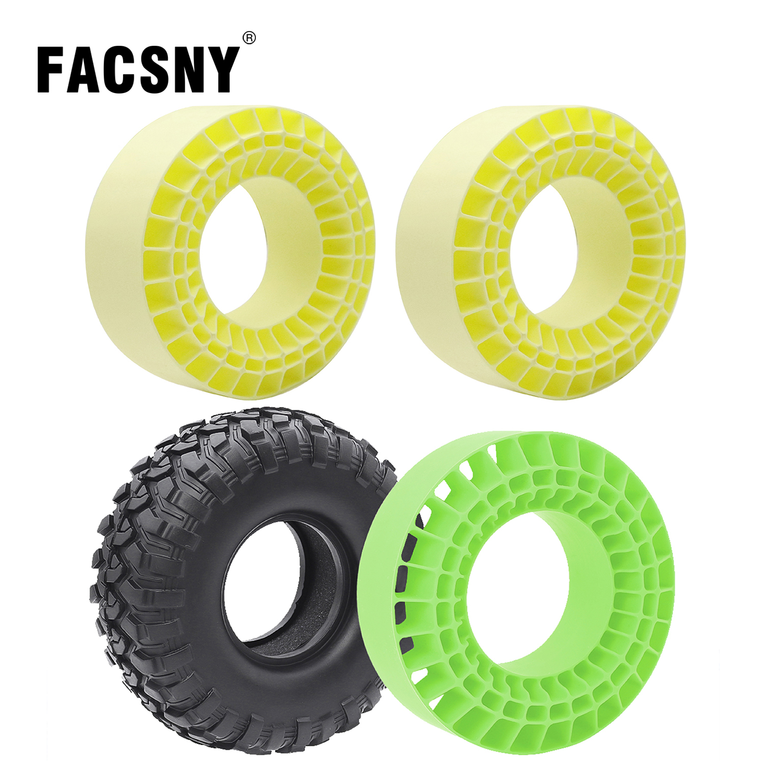 Rc Tire Foam Insert - Neumático de goma de silicona resistente