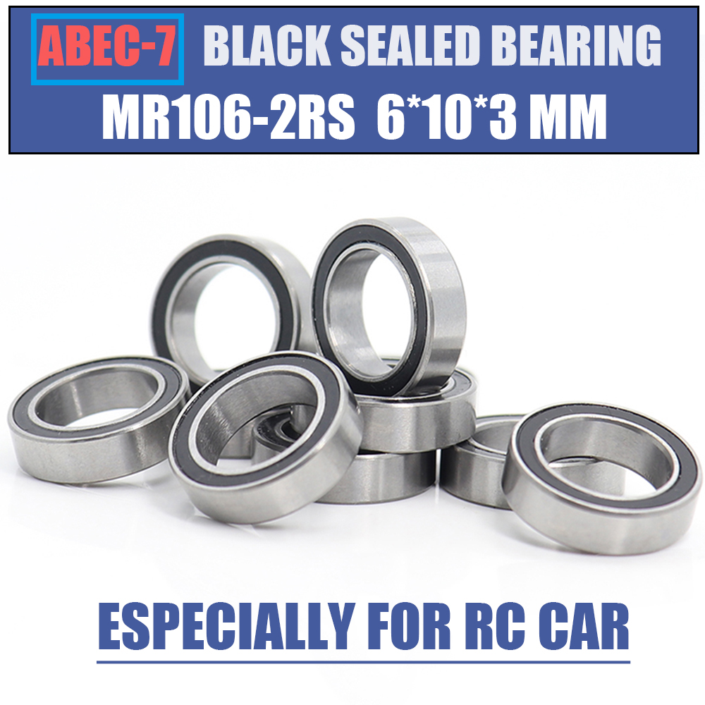 Rc Hobby Trucks - Rodamiento MR106RS de 10 piezas, 6x10x3mm,