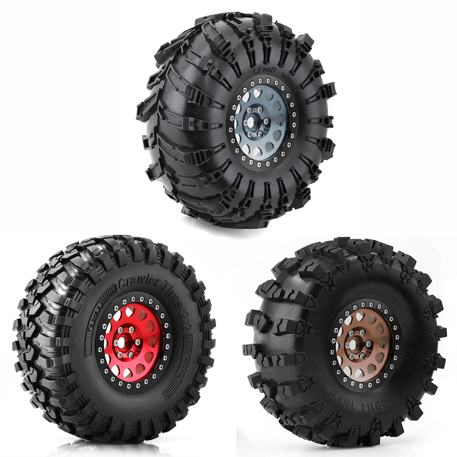 Rc Tire Foam Insert - Juego de neumáticos de goma para