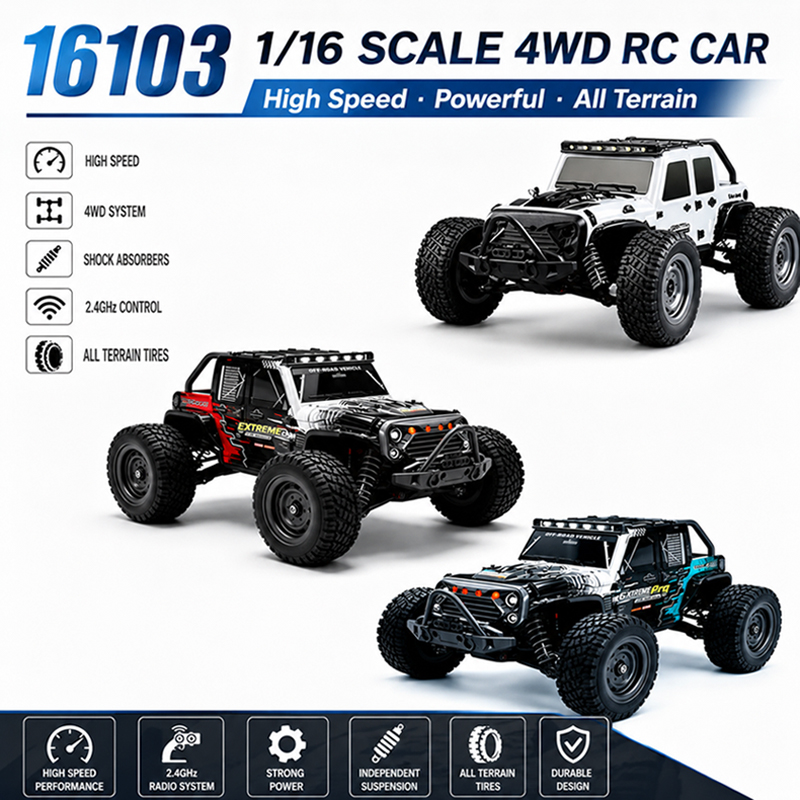 Rc Hobby Line - MJX 1/16 2.4G 4WD RC Monster