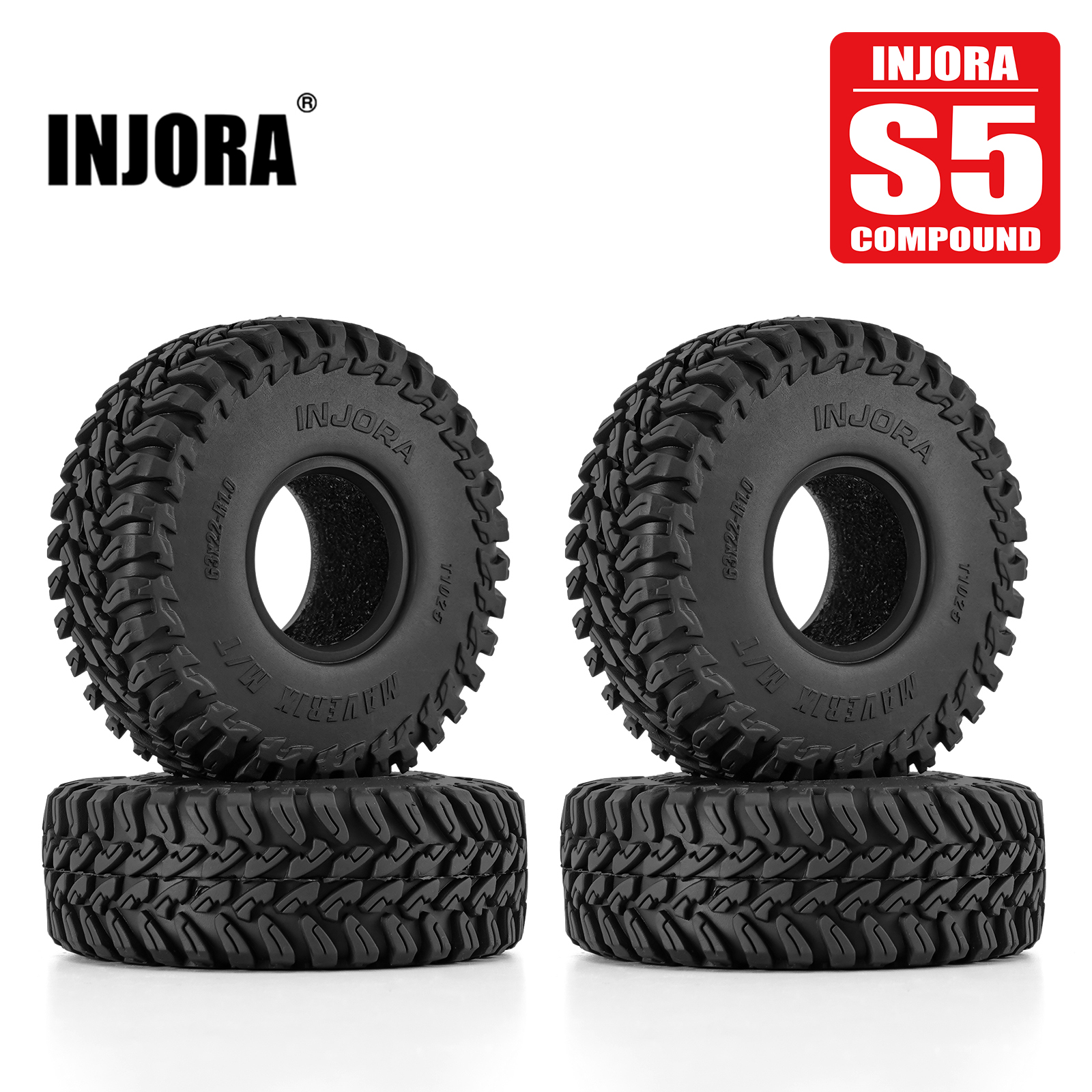 Rc Tire Foam Insert - Neumáticos INJORA 63*22mm 1,0