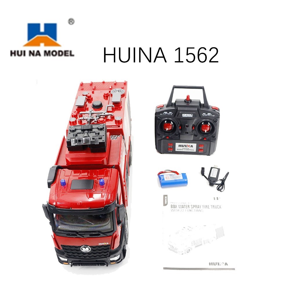 Camión de Bomberos RC HUINA 15 - Rc Hobby Light reseña y precio