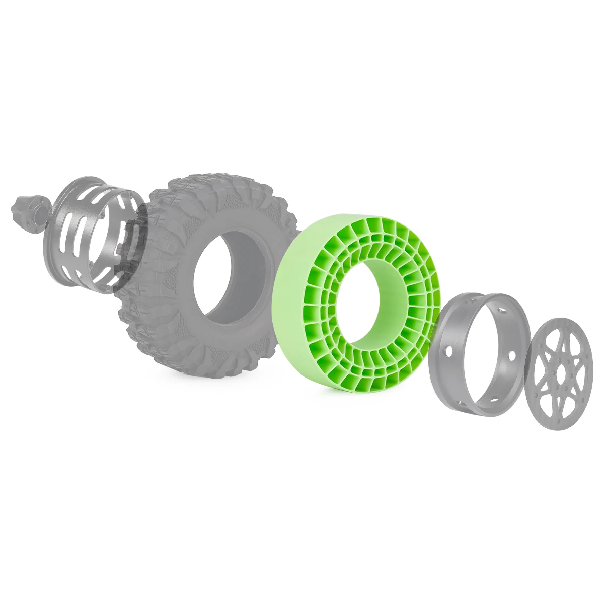 Neumático trepador de control  - Rc Tire Foam Insert reseña y precio