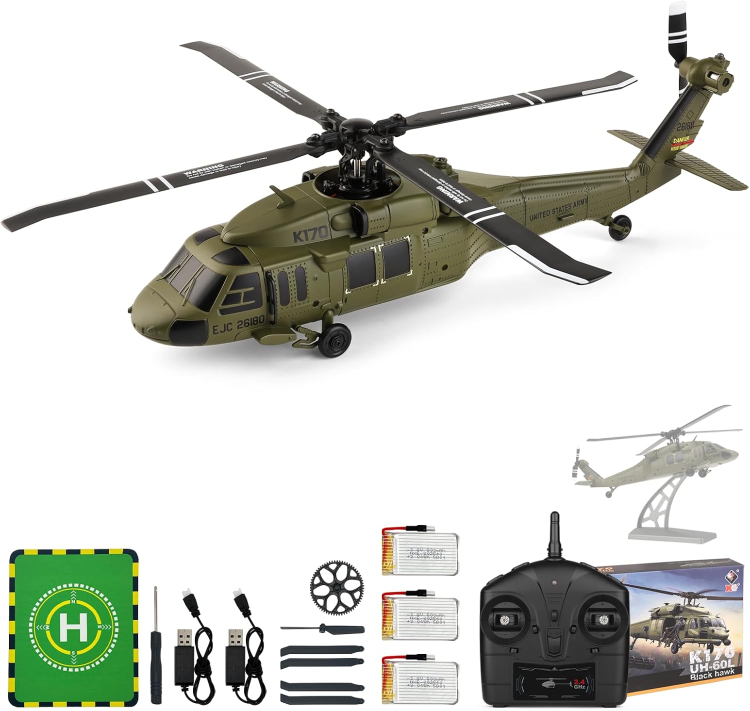 WLtoys K170 Helicóptero RC sin - Rc Hobby Grade reseña y precio
