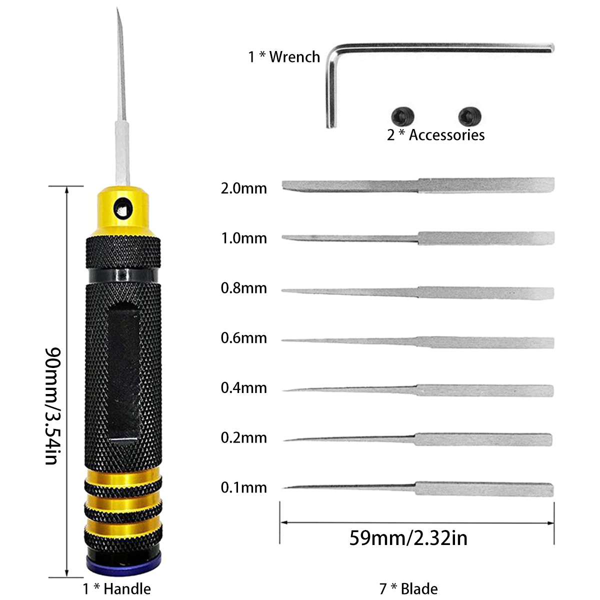 Modelo cincel con cuchillas Gu - Rc Hobby Line reseña y precio