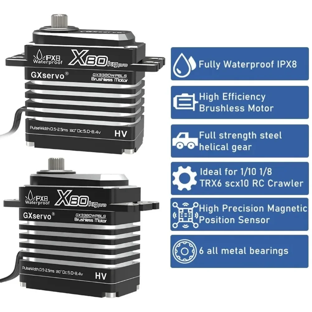 Servomotor Digital de 80KG, to - Rc Hobby Grade reseña y precio