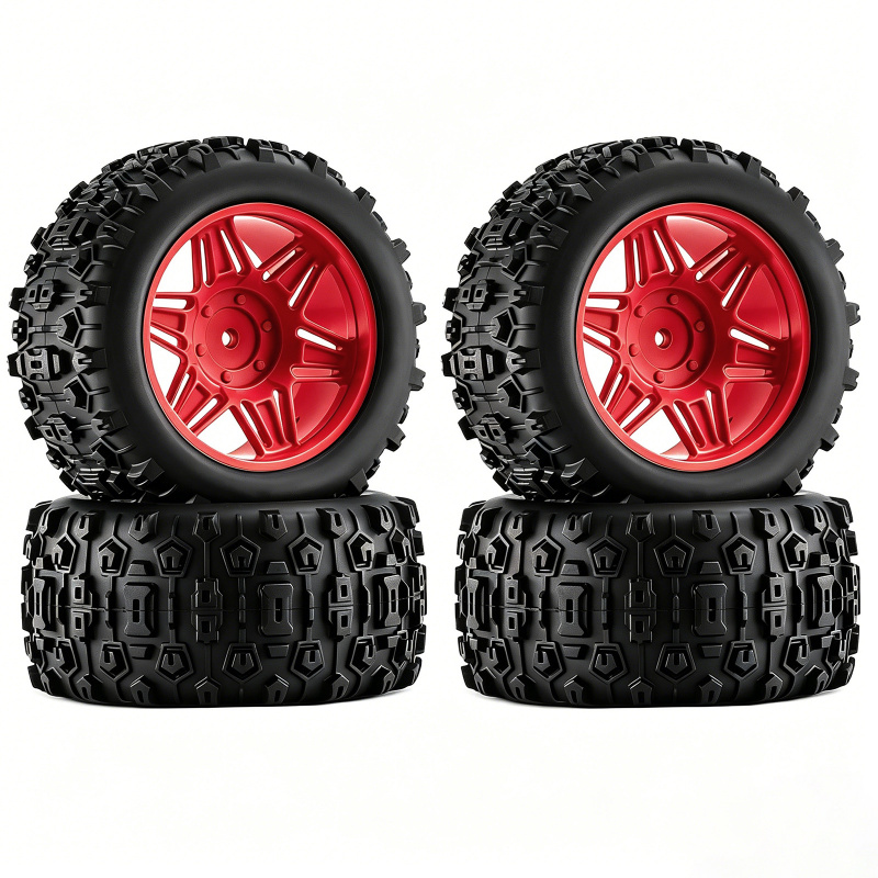 Juego de 4 Ruedas y Neumáticos - Rc Hobby Trucks reseña y precio
