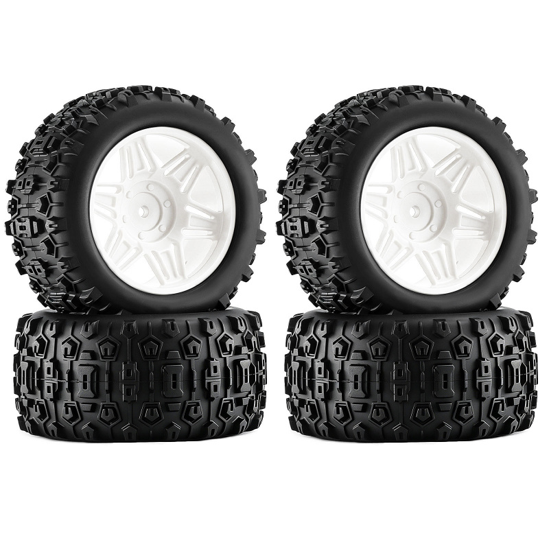 Juego de 4 Ruedas y Neumáticos - Rc Hobby Trucks reseña y precio