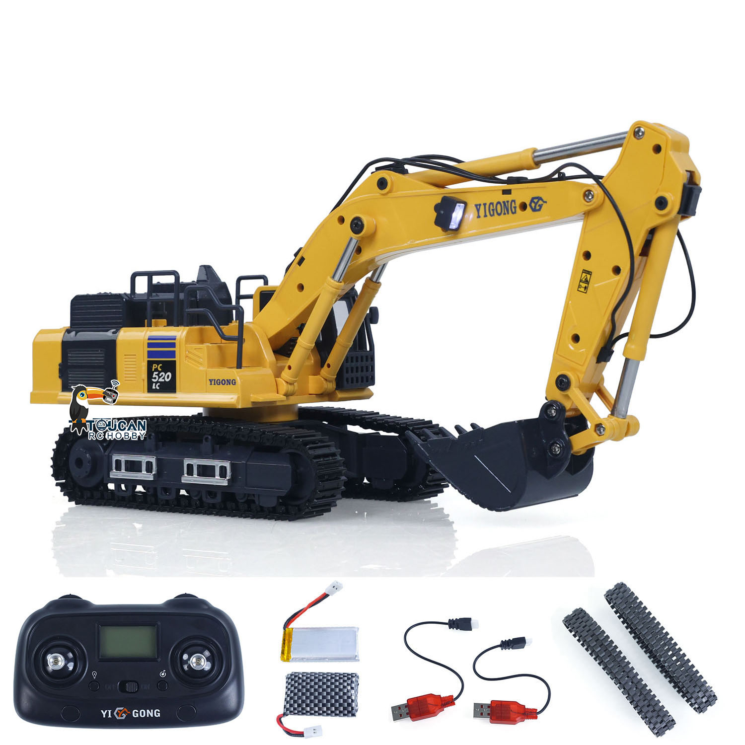 Mini Excavadora RC 1/50 PC520, - Rc Hobby Light reseña y precio