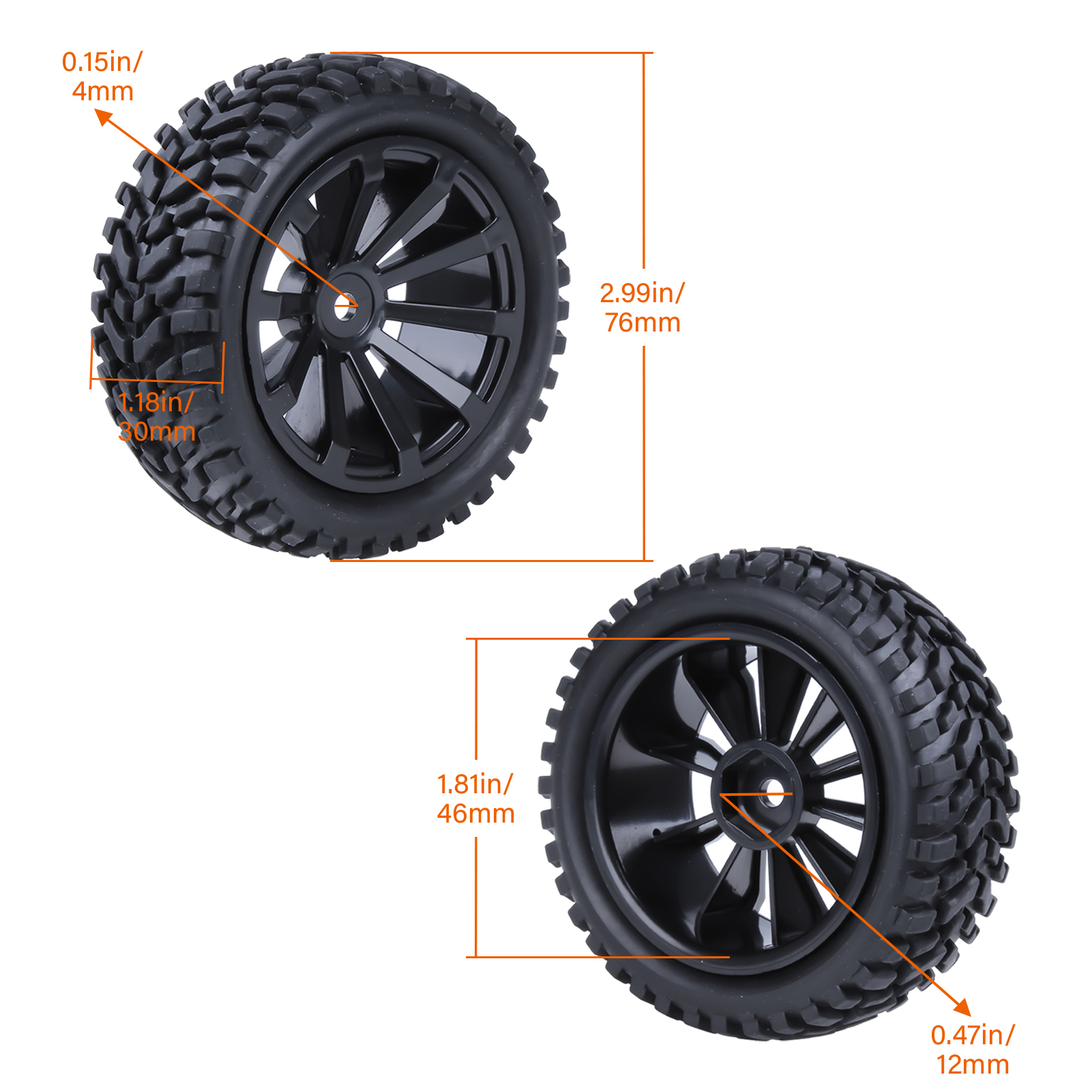 HobbyPark 1/10 RC Car Pneys y  - Rc Tire Foam Insert reseña y precio