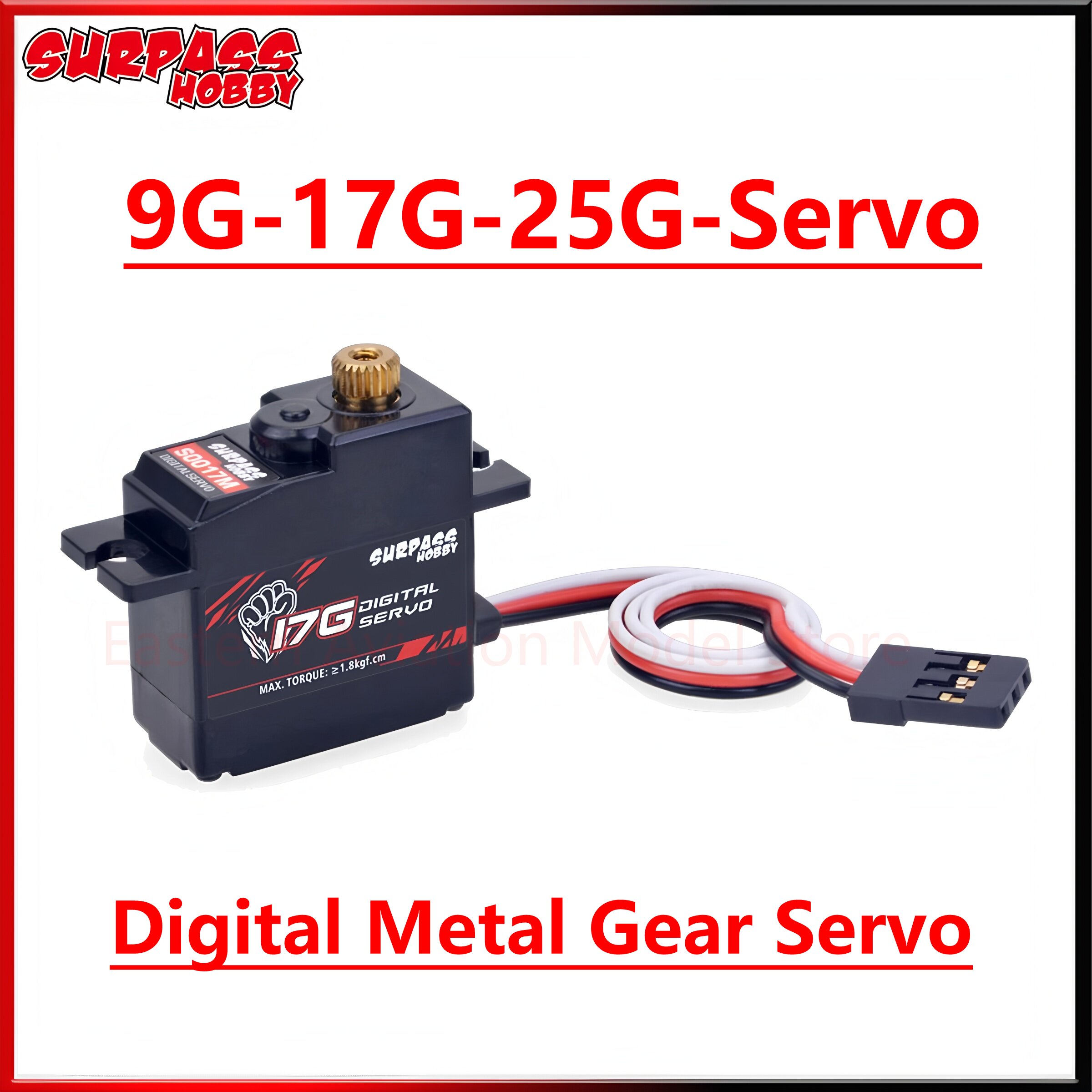 Surpass Hobby S009M 9G S0017M  - Rc Hobby Online reseña y precio