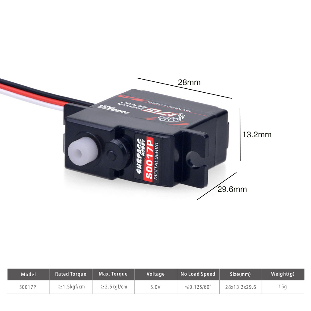 SURPASS Hobby 17g Micro Mini S - Rc Hobby Online reseña y precio