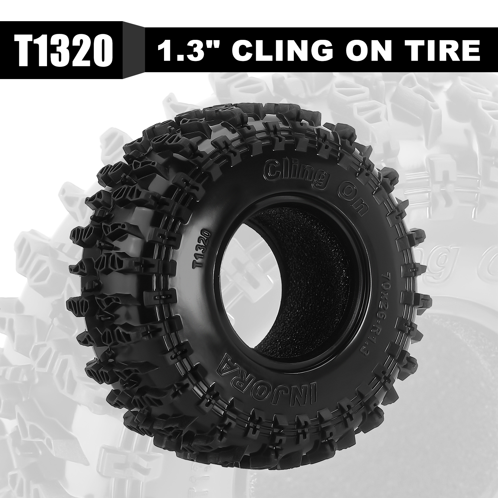 Neumáticos ClingOn INJORA de 1 - Rc Tire Foam Insert reseña y precio