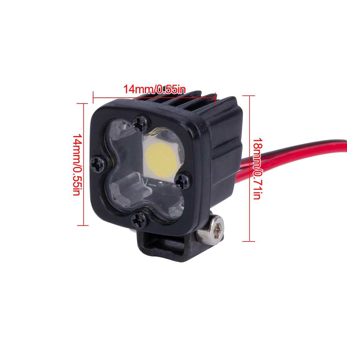 RC Car Square Bright LED luces - Rc Hobby Nook reseña y precio