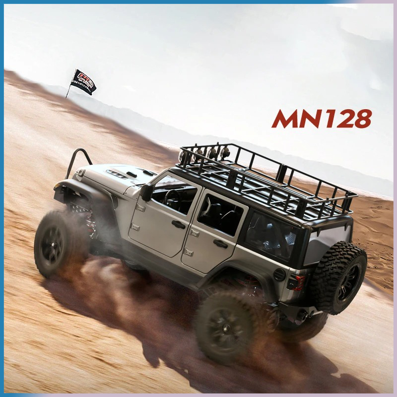 Coche RC Crawler 4x4 MN128 2.4 - Rc Hobby Nook reseña y precio
